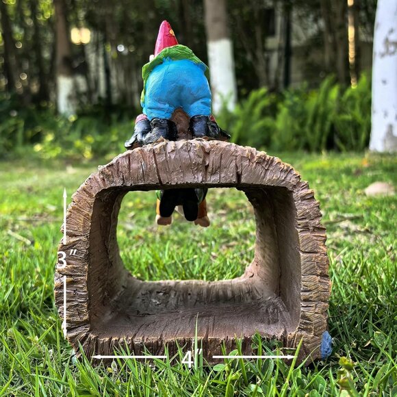 3 x 4 Gonmes Rain Gutter Downspout Extension Figurine Sculpture for Lawn Yard - Picture 6 of 6